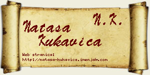 Nataša Kukavica vizit kartica